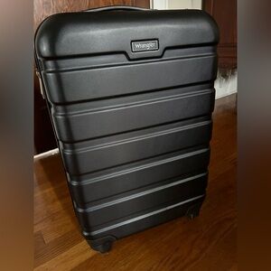 Wrangler Black Rolling Suitcase